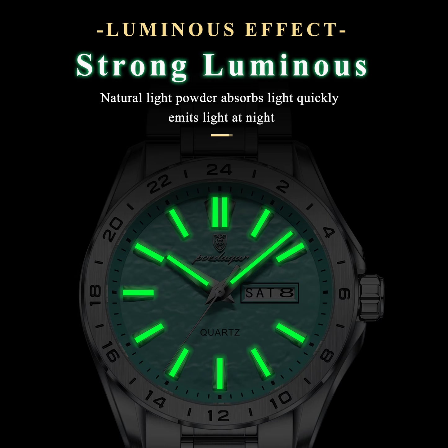 High Quality Luxury Watch for Men Waterproof Luminous Man Wristwatch Fashion Date Week Quartz Casual Men'S Watches Male