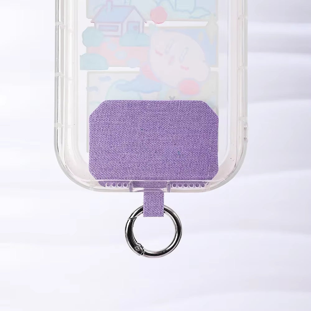 Sturdy Cloth Mobile Phone Lanyard Straps Tether Tabs Gasket Anti-Lost Safety Lanyard Cards with Metal Ring for Iphone Samsung