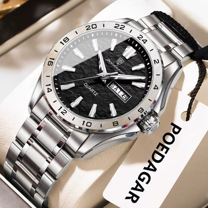 High Quality Luxury Watch for Men Waterproof Luminous Man Wristwatch Fashion Date Week Quartz Casual Men'S Watches Male