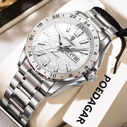 High Quality Luxury Watch for Men Waterproof Luminous Man Wristwatch Fashion Date Week Quartz Casual Men'S Watches Male