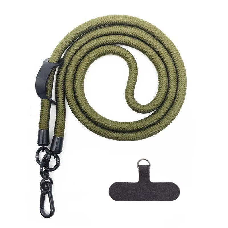 8Mm , 1.2M Stylish Shoulder Strap Lanyard: Anti-Theft Necklace Cord for Trendy Mobile Phone Accessories