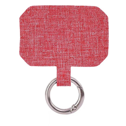 Sturdy Cloth Mobile Phone Lanyard Straps Tether Tabs Gasket Anti-Lost Safety Lanyard Cards with Metal Ring for Iphone Samsung