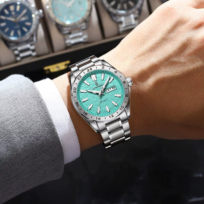 High Quality Luxury Watch for Men Waterproof Luminous Man Wristwatch Fashion Date Week Quartz Casual Men'S Watches Male